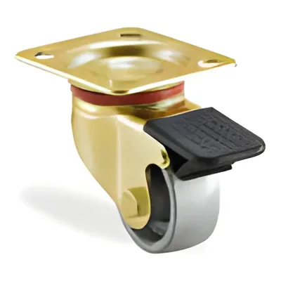 Ağır Tip Pik Döküm Döner Tablalı Frenli Tekerlek Ø55 mm (K4102DDB F04)