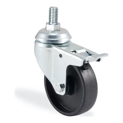 Polipropilen Döner Civatalı Frenli Tekerlek Ø100 mm (1701MMB)