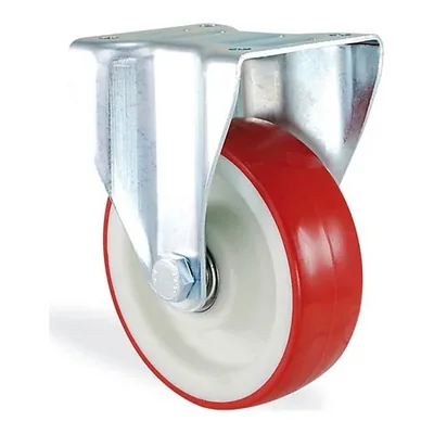 Poliüretan Sabit Tablalı Tekerlek Ø100–150 mm (3807PUR)
